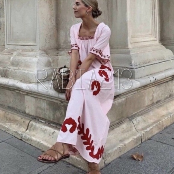 LAST 1!🔥ZARA LIMITED EDITION EMBROIDERED DRESS - Picture 4 of 14